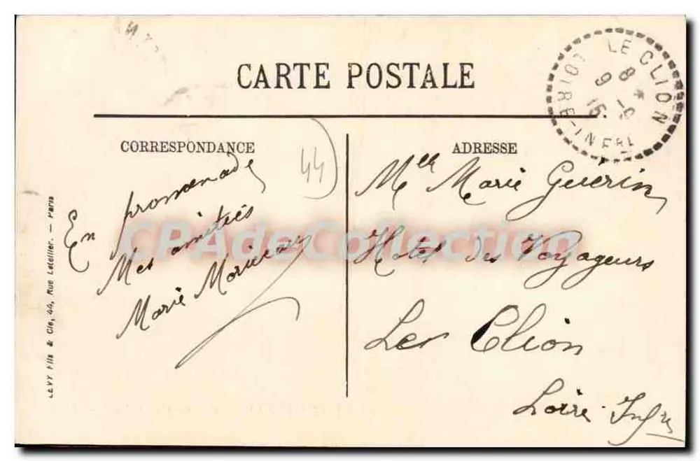 SAINT-NAZAIRE — Boulevard de l'Océan — LL. — 46 - Verso