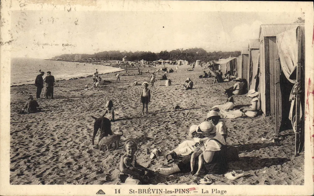 St-BRÉVIN-les-PINS — A Praia — G. DES ARTS PHOTOGRAPHIE - Frente