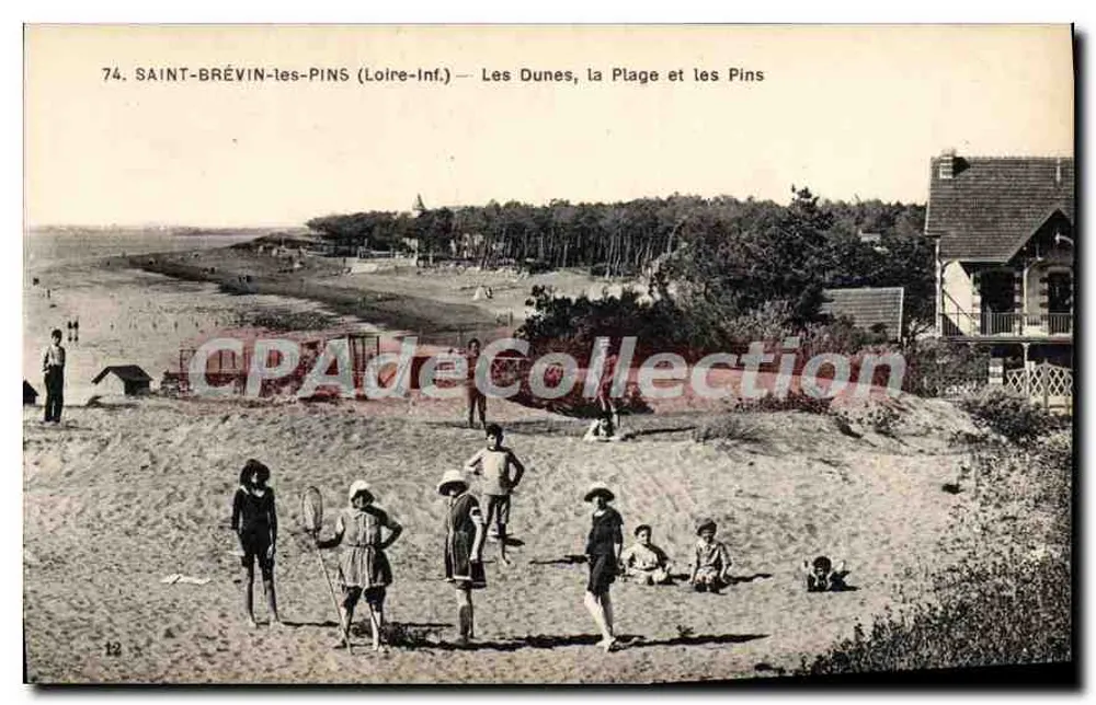 Saint-Brévin-les-Pins (Loire-Inf.) — Die Dünen, der Strand und die Kiefern — F. Chapeau, Nantes - Vorderseite
