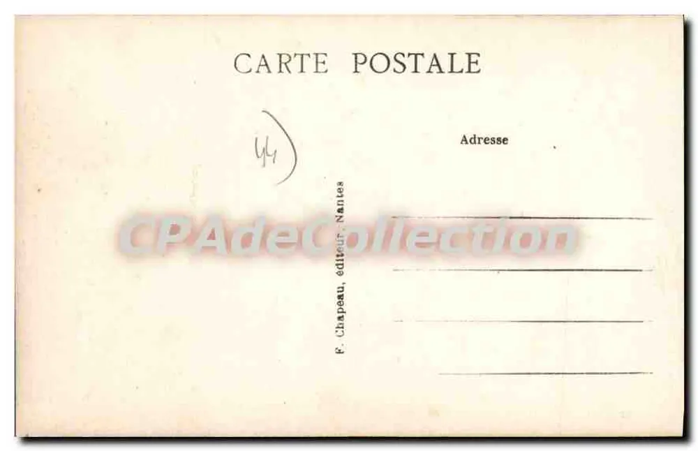 Saint-Brévin-les-Pins (Loire-Inf.) — Die Dünen, der Strand und die Kiefern — F. Chapeau, Nantes - Rückseite