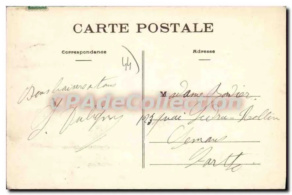 La Bernerie (L.-Inf.) - Les Rochers — editor anônimo, n° 2055 - Verso