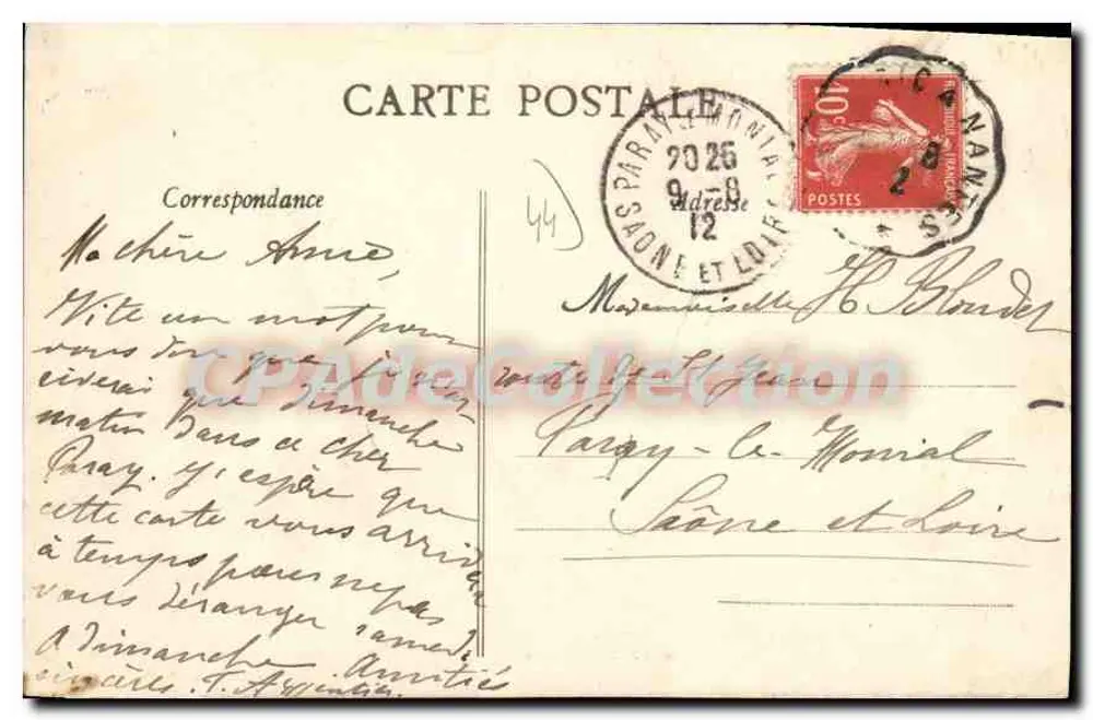 Le Croisic (L.-Inf.) - Rechers de Pert-Lin — Artaud-Nozais, Nantes - Rückseite