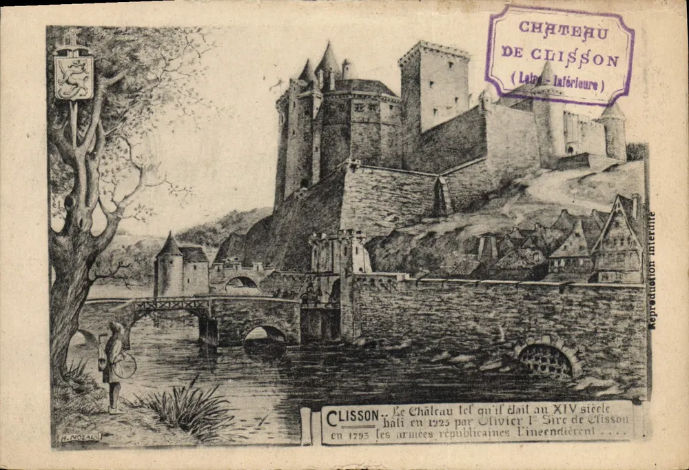 Clisson — Castelo de Clisson — Reprodução Proibida - Frente