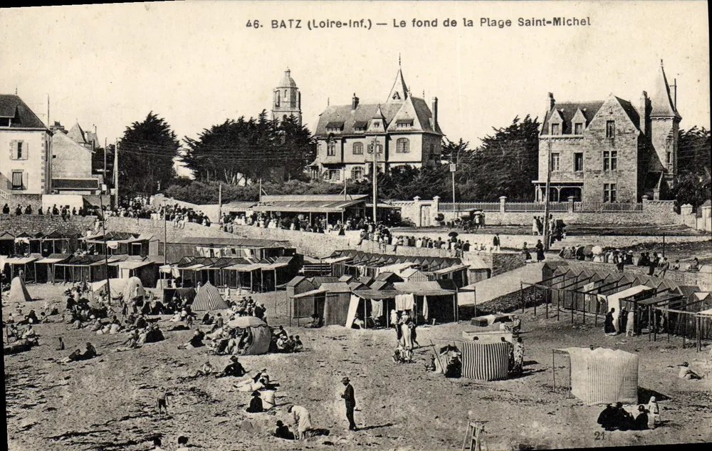 Batz (Loire-Inf.) — Der Grund der Plage Saint-Michel — G. Chapeau, Verlag Nantes - Vorderseite