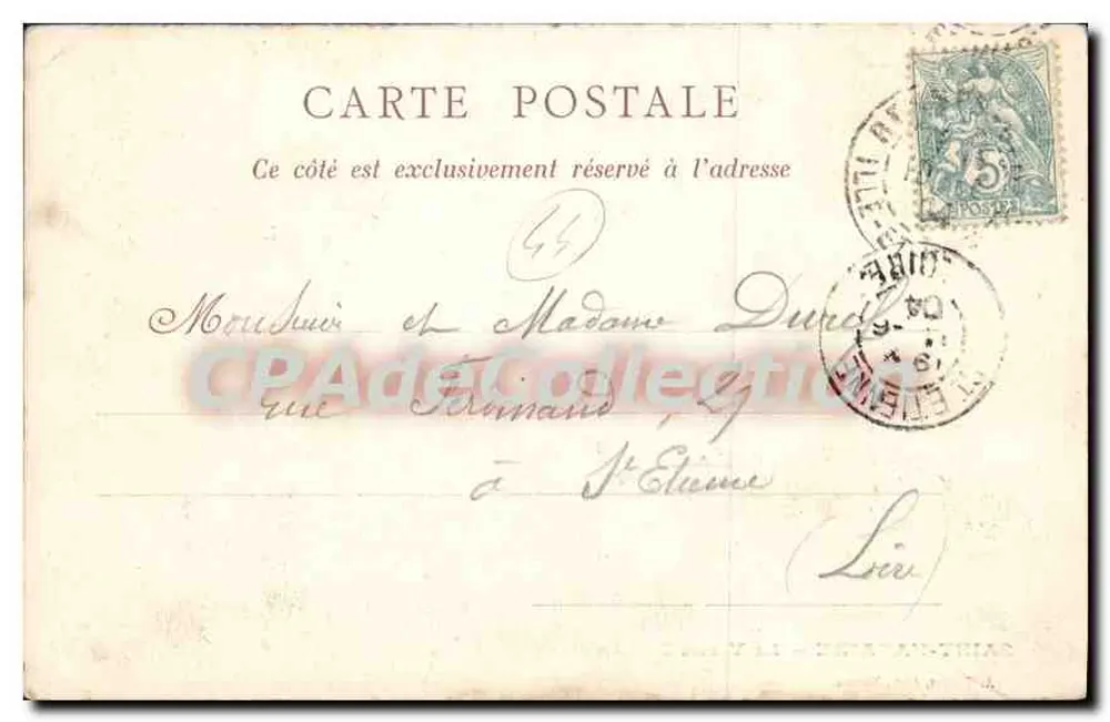 Saint-Nazaire — Der alte Hafen — A. Thuret, Verlag, Nantes - Rückseite