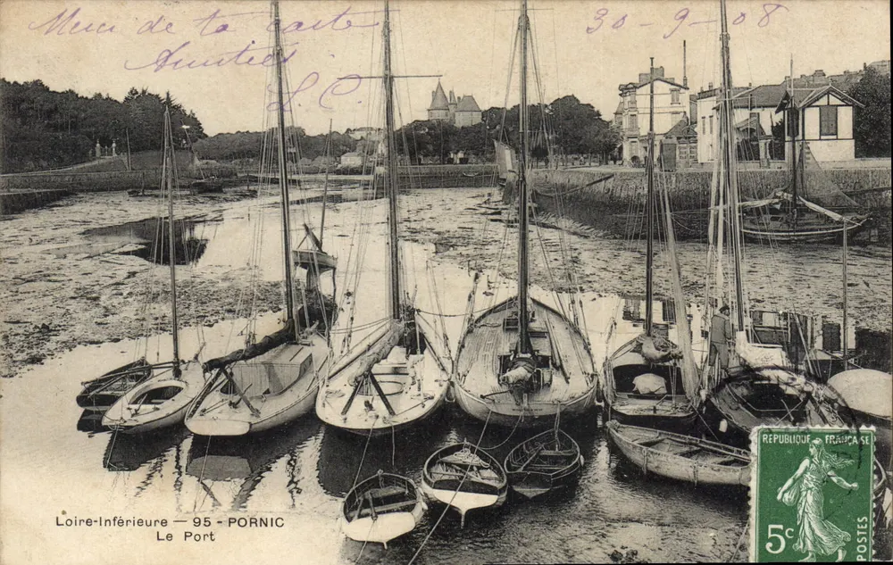Loire-Inférieure — 95 — PORNIC — Der Hafen — Verleger unbekannt - Vorderseite
