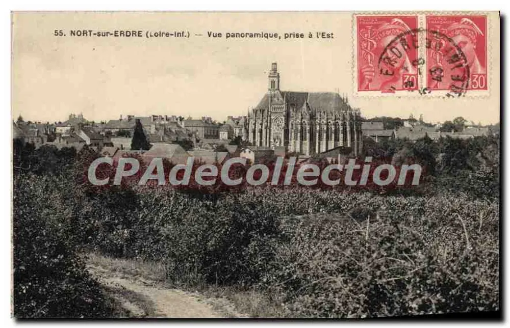 NORT-sur-ERDRE (Loire-Inf.) — Panoramablick, aufgenommen von Osten - Vorderseite