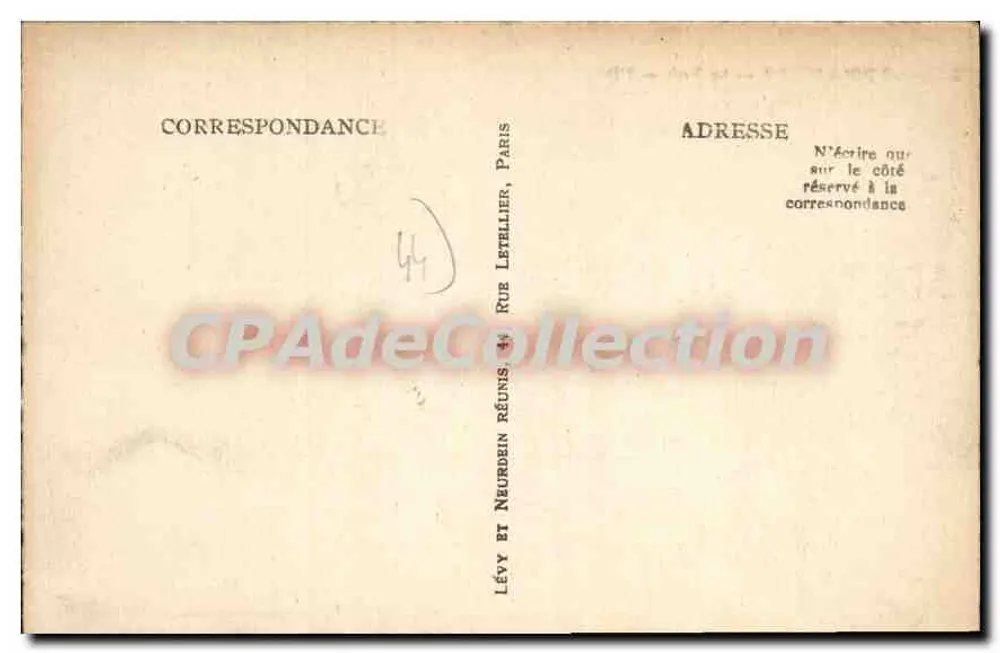 Le Pouliguen — Le Port — ND - Verso