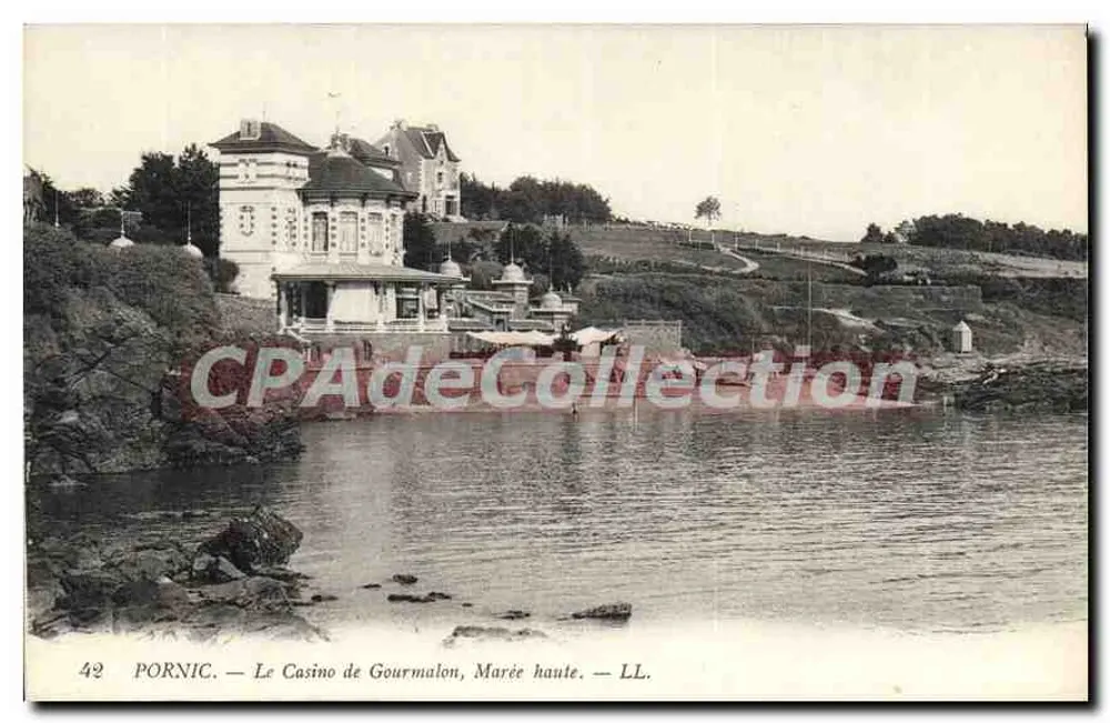 Pornic — Das Casino von Gourmalon, Ebbe — LL. - Vorderseite