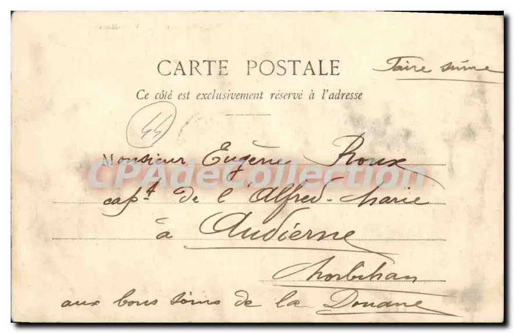 St-Nazaire - Seine Umgebung - Villes-Martin — Nr. 16 der Sammlung G. L. D. de Nantes - Rückseite