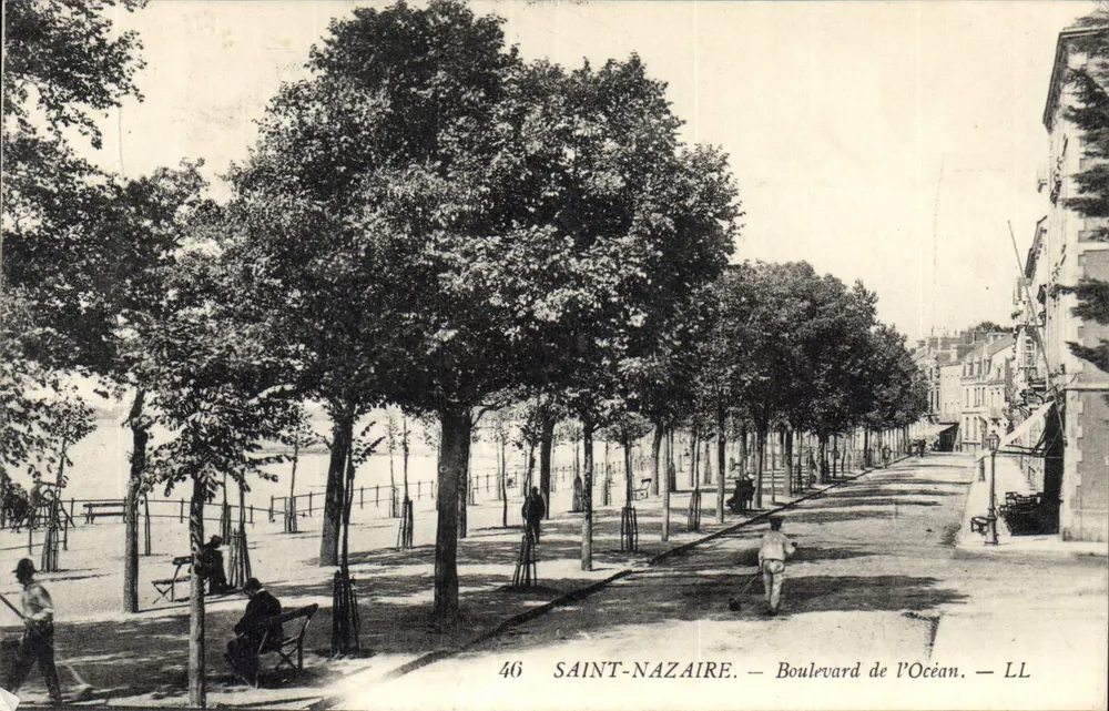 Saint-Nazaire — Boulevard de l'Océan — LL - Frente