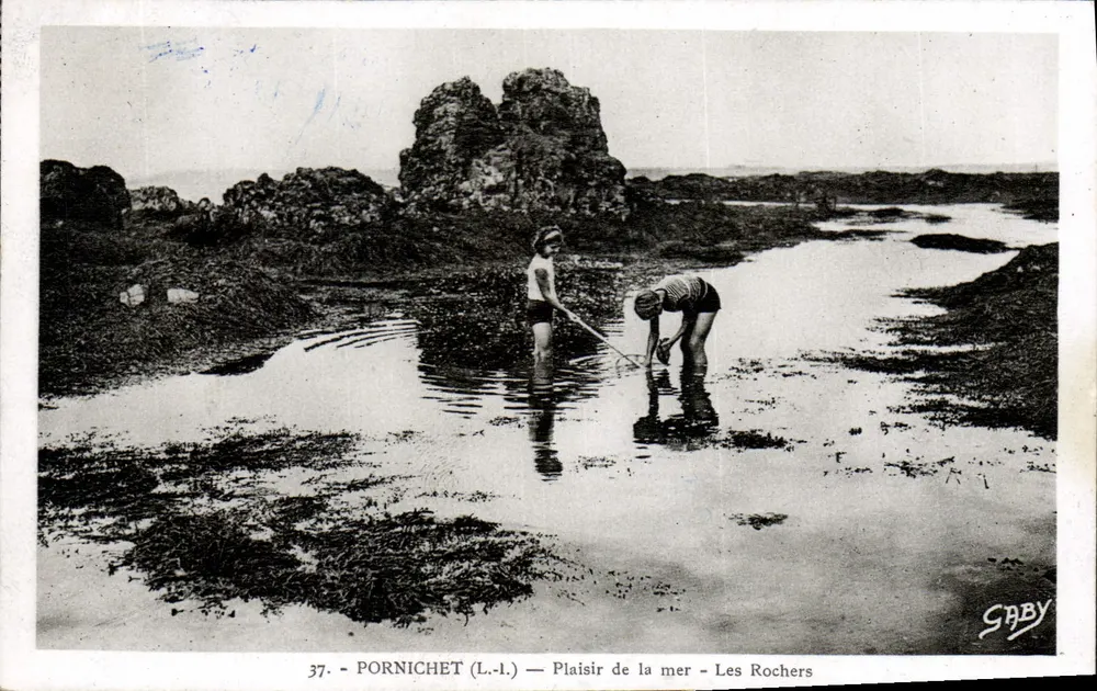 Pornichet (L.-1.) — Freude am Meer — Die Felsen — Saby - Vorderseite