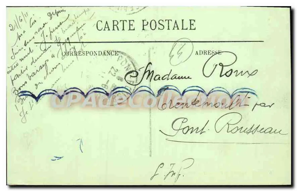 SAINT-NAZAIRE — Ansicht der Straße von Nantes — LL. — Verlag LL, Nr. 26 - Rückseite