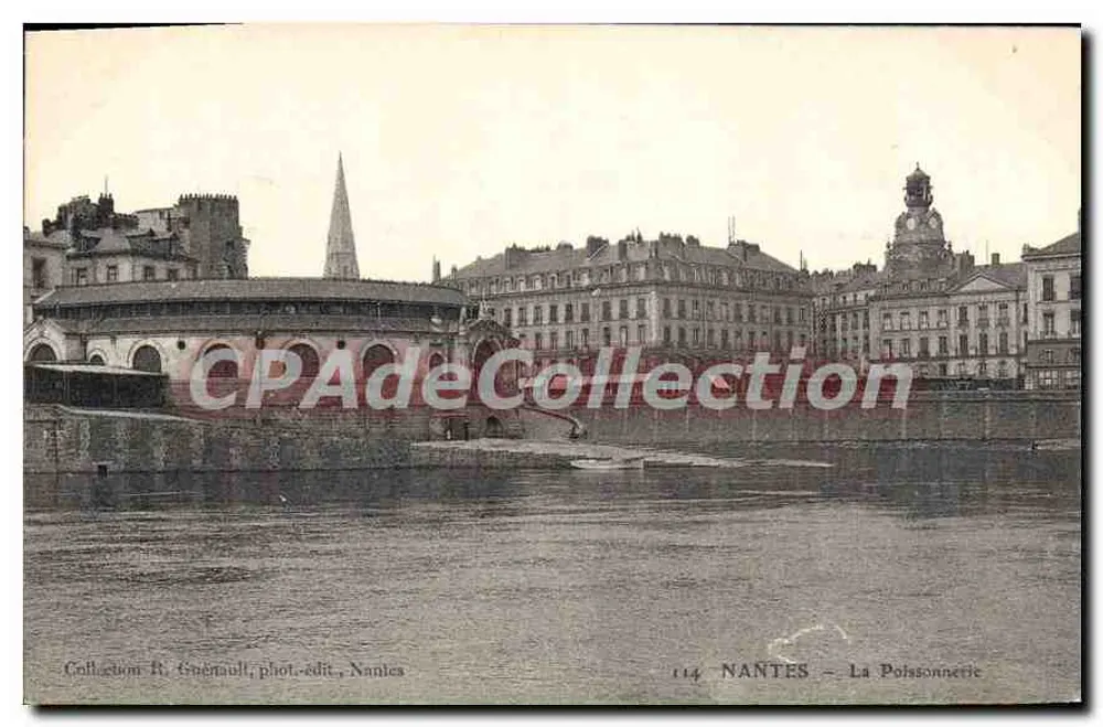 NANTES - A Peixaria — Coleção R. Grignault, fot.-edição, Nantes, n° 114 - Frente