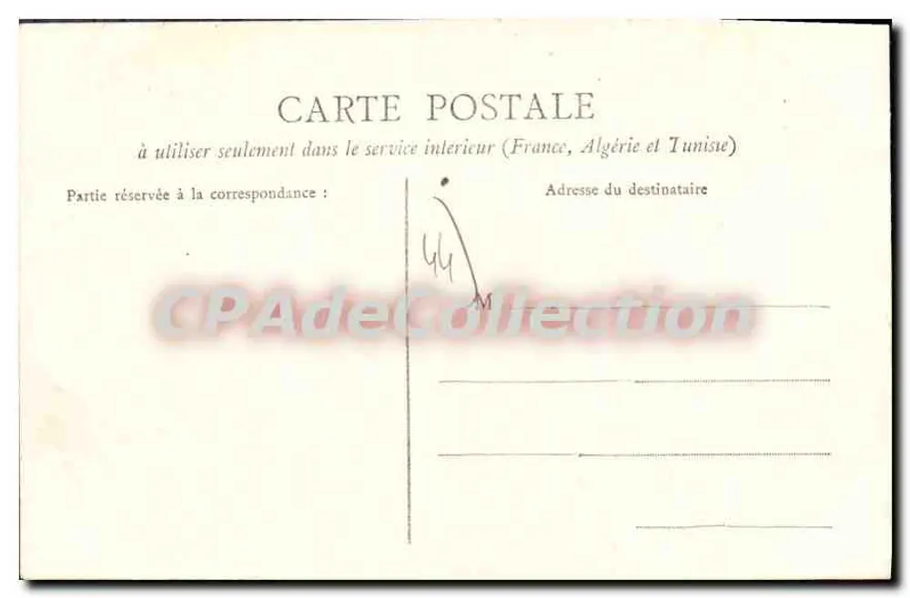 NANTES - A Peixaria — Coleção R. Grignault, fot.-edição, Nantes, n° 114 - Verso