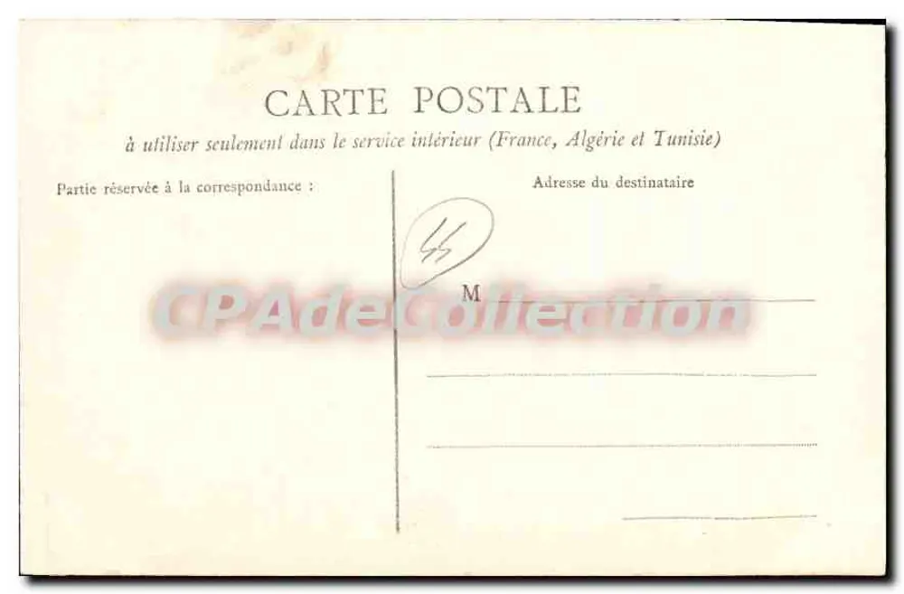 NANTES — Ansicht vom unteren Teil der Rue du Calvaire — Ra Guénault, phot.-edit., Nantes - Rückseite