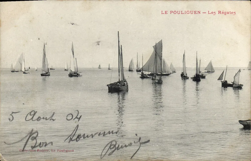 Le Pouliguen — As Regatas — Coleção Podéré, Le Pouliguen - Frente