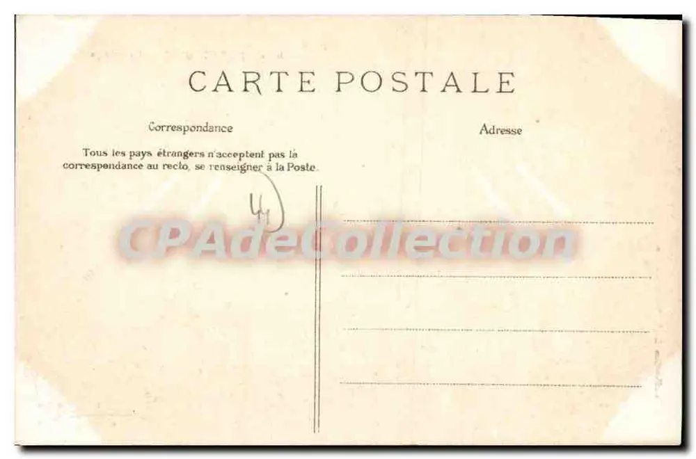 Pornichet — A Praia — Coleção L. B. (n° 304) - Verso