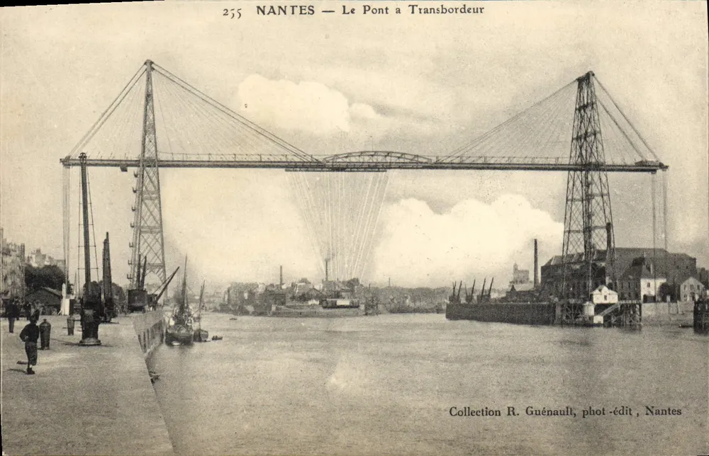 NANTES — De Oversteekbrug — Collectie R. Guénault, foto-editie, Nantes - Voorkant