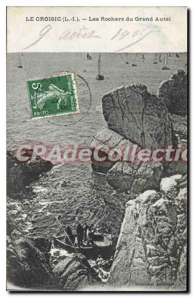 Le Croisic (L.-I.) — Die Rochers du Grand Autel — Sammlung Audonnet - Vorderseite
