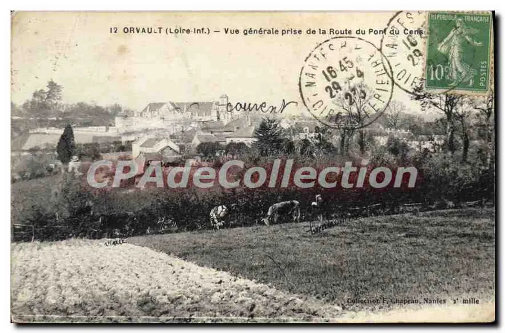 Orvault (Loire-Inf.) — Allgemeiner Blick von der Route du Pont du Cens — Sammlung F. Chapeau, Nantes, 2. Jahrtausend - Vorderseite