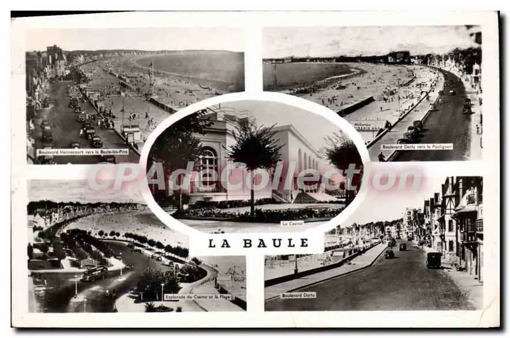 La Baule — Panoramablick auf das Casino und die Boulevards — Éditions Gaby - Vorderseite