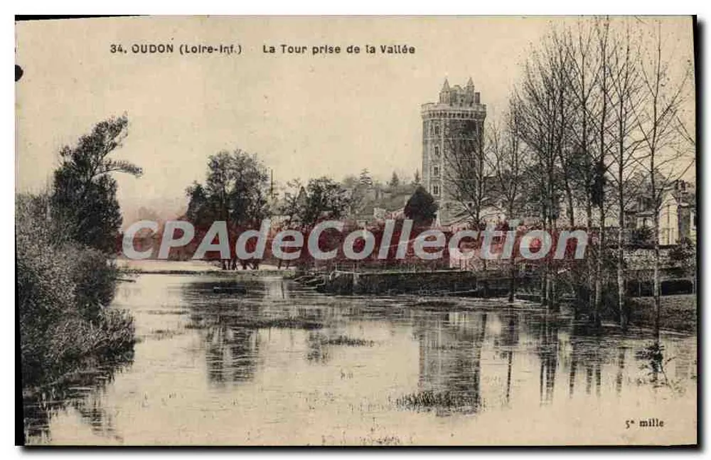 Oudon (Loire-Inf.) — Die Turm der Vallée — Vintage Postcard/Antike Ansichtskarte, Nr. 34 - Vorderseite
