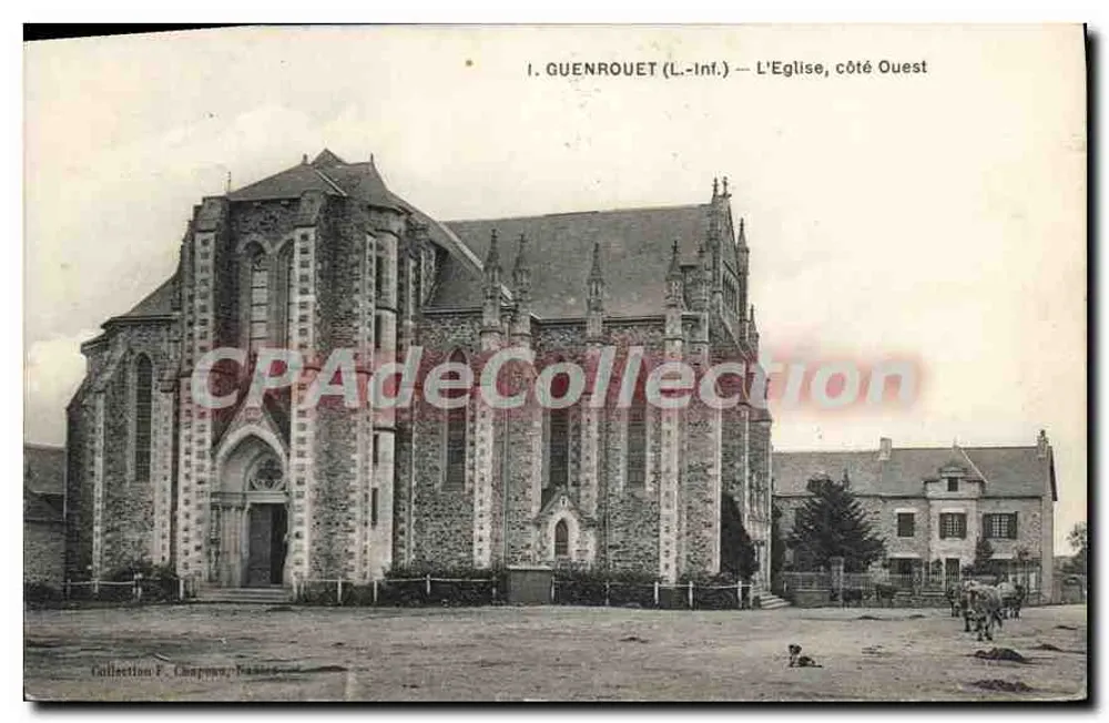 I. GUENROUET (L.-Inf.) — A Igreja, lado Oeste - Frente