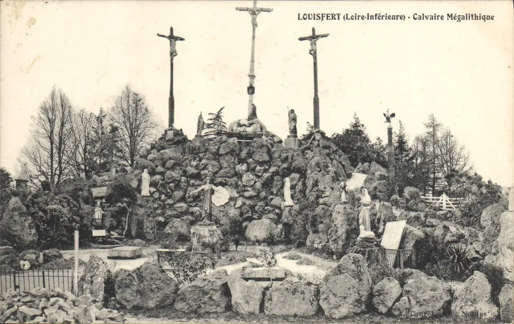 Louisfert (Loire-Inférieure) — Megalithischer Calvarienberg — Thuret & Cie, Nantes - Vorderseite
