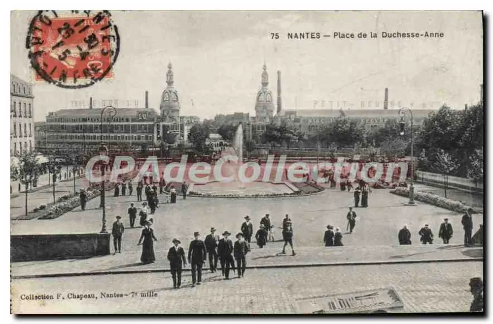 NANTES — Place de la Duchesse-Anne — Petit-Beuvron - Vorderseite