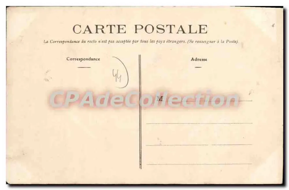 La Bernerie (L.-Inf.) — A Estátua de Santa Ana — Editor anônimo, n° 402 - Verso