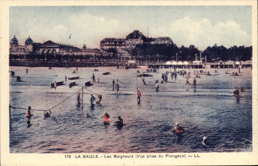 La Baule - Die Bäder (Blick vom Sprungturm) — LL - Vorderseite