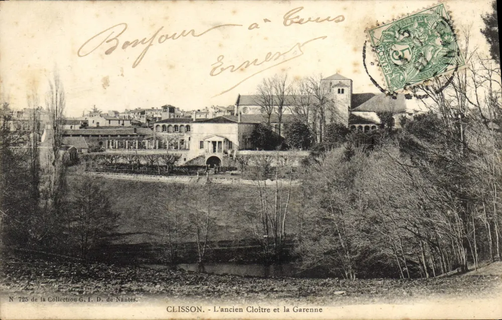 Clisson - A antiga Capela e a Garenne — Coleção G. I. D. de Nantes, n° 725 - Frente