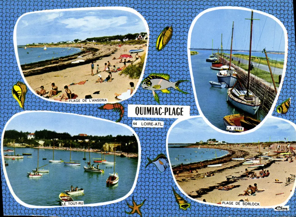 Quimiac-Place — Praias e porto — Editor Cim - Frente