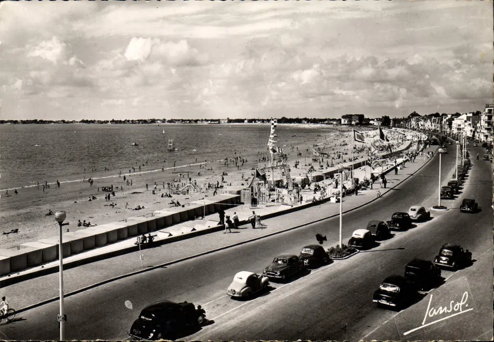 La Baule (L.Inf.) — Der Boulevard de l'Océan und die Strandpromenade — Éditions Photographiques TANSOL (Savonay) - Vorderseite