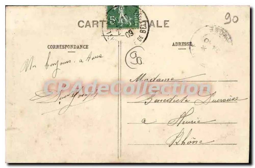Belfort — A Estátua Mesmo Assim! — Edição especial das Galerias Modernes n°61 - Verso