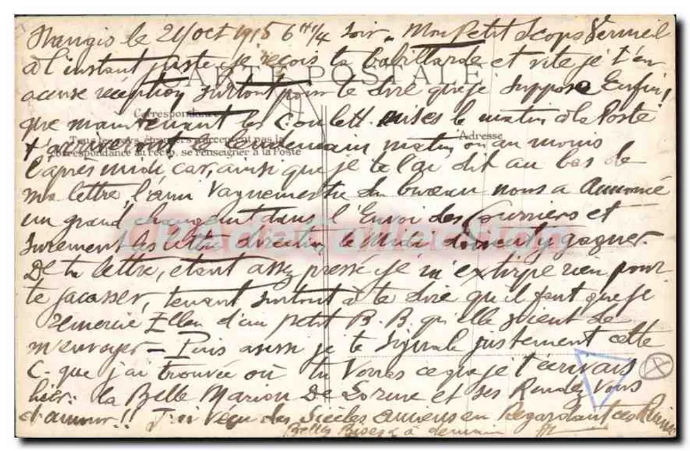 Nangis — Treffpunkt von Marion Delorme (1613-1650) — ETD - Rückseite
