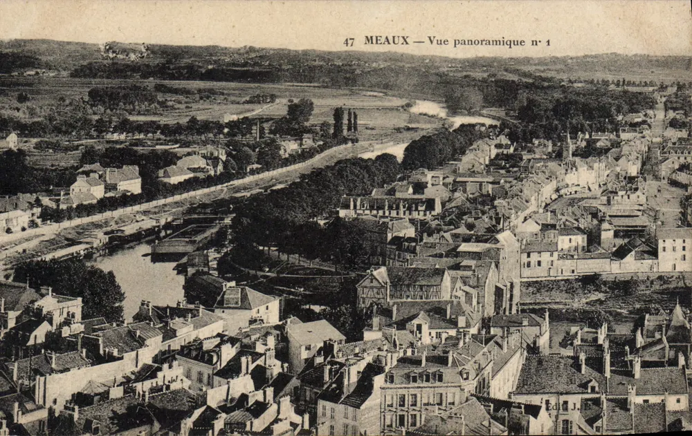 Meaux — Panoramische uitzicht n° 1 — Uitgave J. - Voorkant