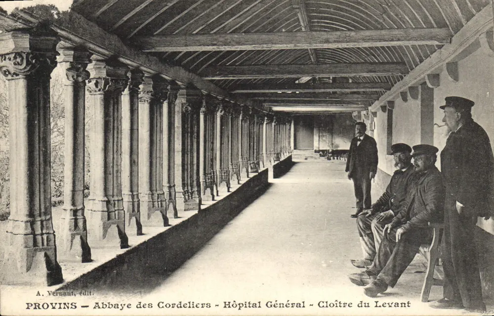 Provins — Abtei der Cordeliers — Allgemeines Krankenhaus — Cloister des Levant — A. Vernant, Verlag - Vorderseite