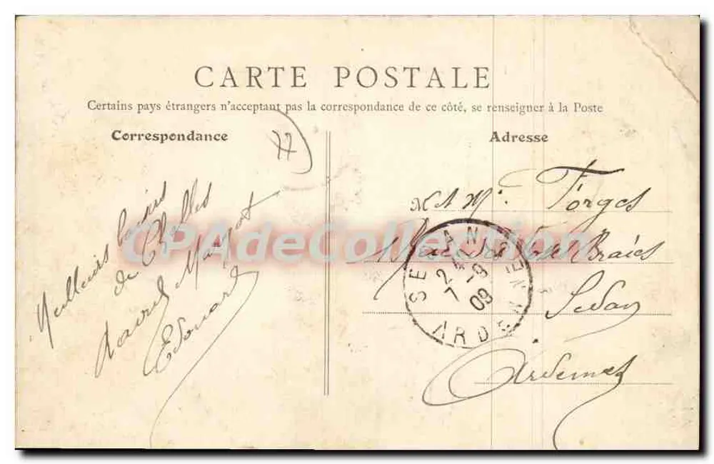 Die malerische Marne — 1 — CHELLES (S.-et-M.) — Der Uferabschnitt entlang der Inseln — Verleger nicht sichtbar - Rückseite