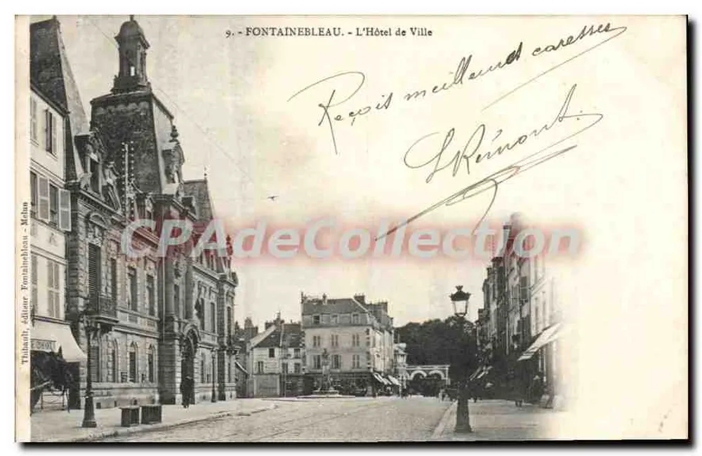 Fontainebleau - Das Rathaus — Verlag Tibihaut, Serie 9 - Vorderseite