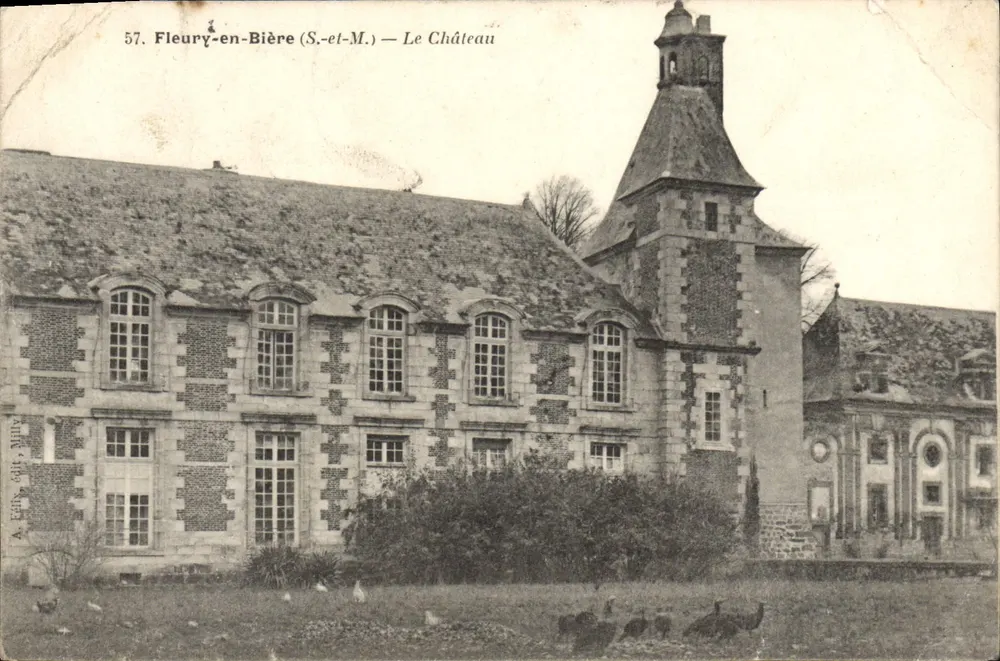 Fleury-en-Bière (S.-et-M.) — Het Kasteel — A. Eiffy, uitgever, N°57 - Voorkant