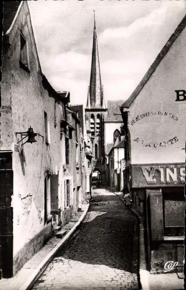 Nemours — Rue du Prieuré und die alten Häuser — C.A.P. (51) - Vorderseite