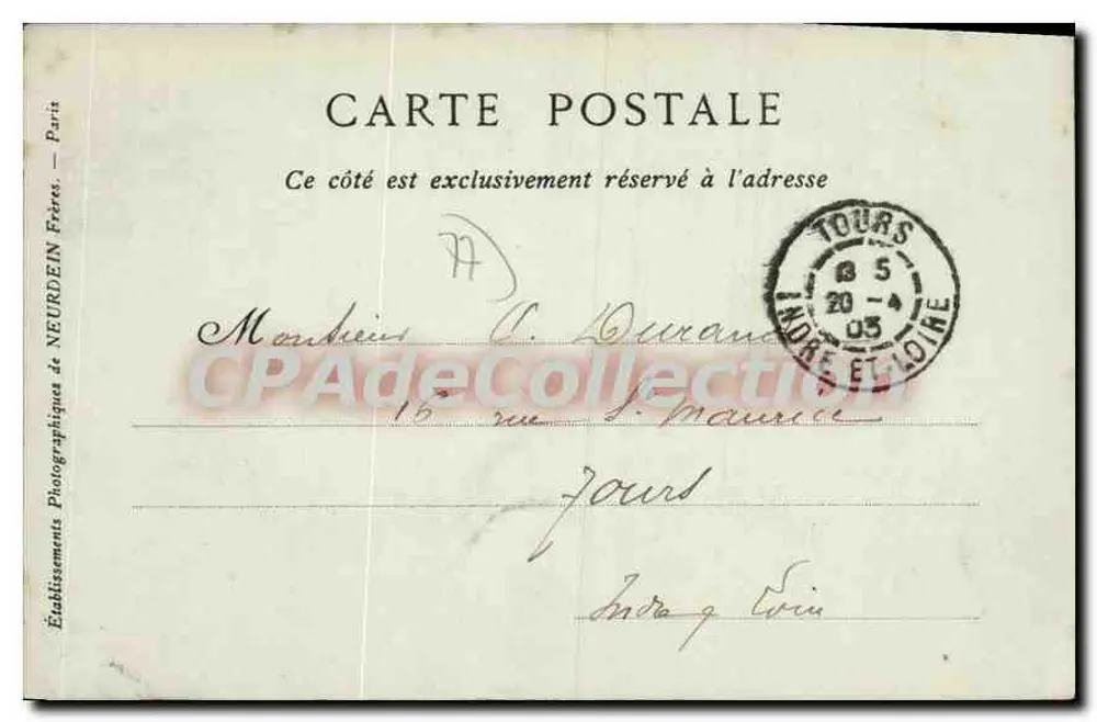 Montereau — Allgemeiner Blick von Surville — Sammlung ND Phot - Rückseite