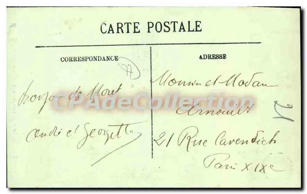 Moret — Die Pforte der Burgund und die Kirche — LL - Rückseite