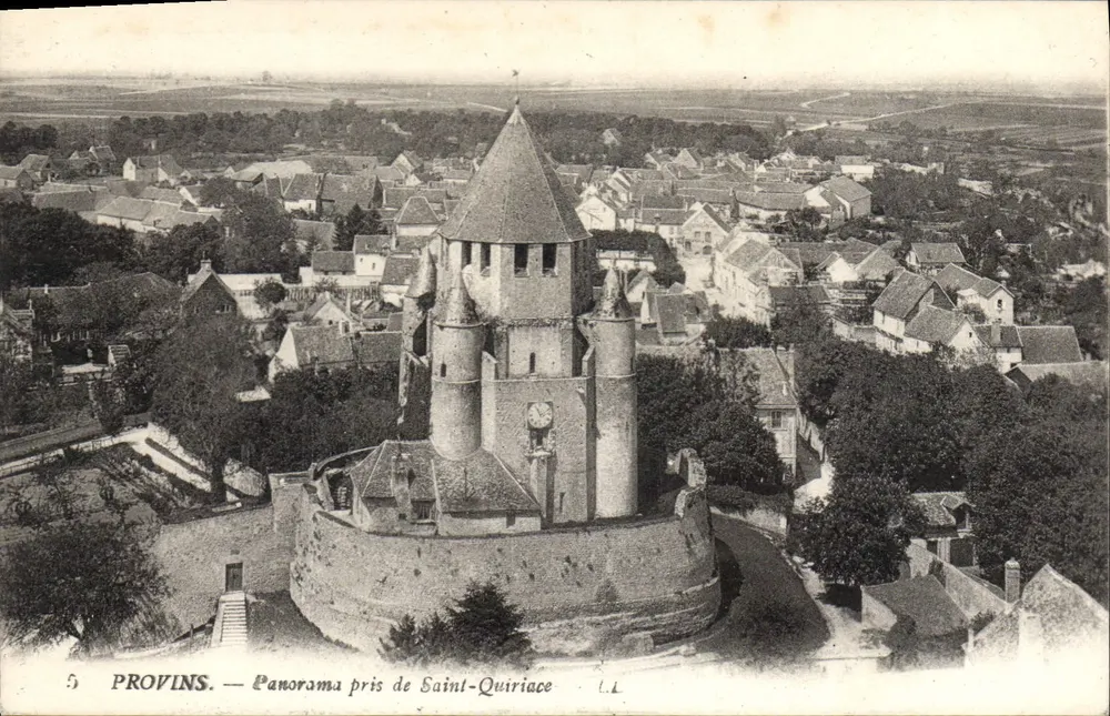 Provins — Panorama tirado de Saint-Quiriace — editor L.L. - Frente