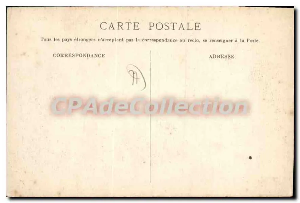 Meaux — Panoramablick. Straße nach Paris — Verlag J.B. - Rückseite