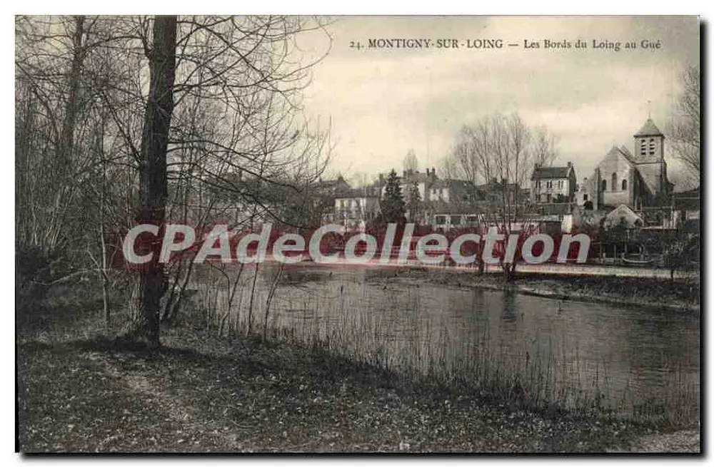 Montigny-sur-Loing — Die Ufer des Loing am Fährhaus - Vorderseite