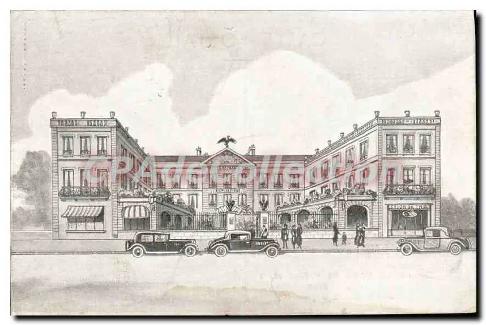 Grand Hôtel de l'Aigle Noir — Fontainebleau — Ch. Lezlier - Vorderseite