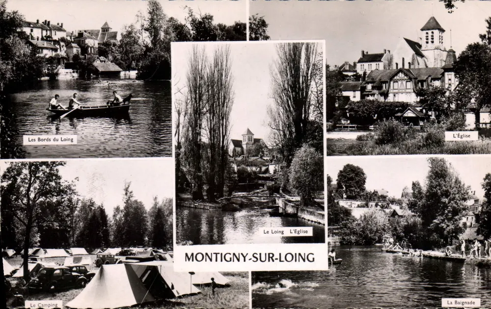 Montigny-sur-Loing — Panoramablick — Verlag nicht identifiziert - Vorderseite